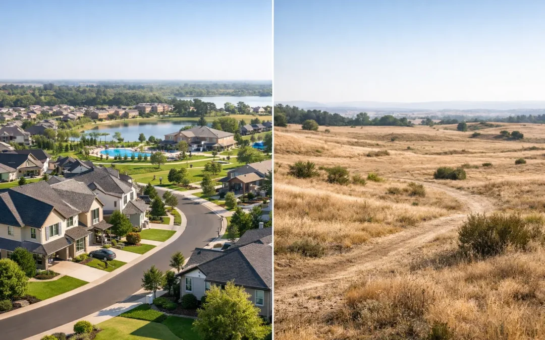 Planned Communities Versus Raw Land
